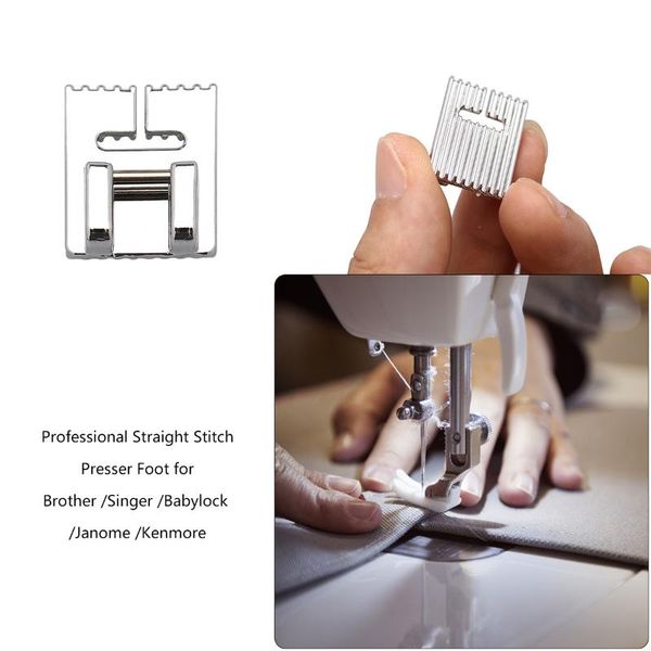 straight stitch presser foot multifuctional sewing machine presser foot feet for brother /singer /babylock /janome /kenmore, Black
straight stitch presser foot multifuctional sewing machine presser foot feet for brother /singer /babylock /janome /kenmore, Black