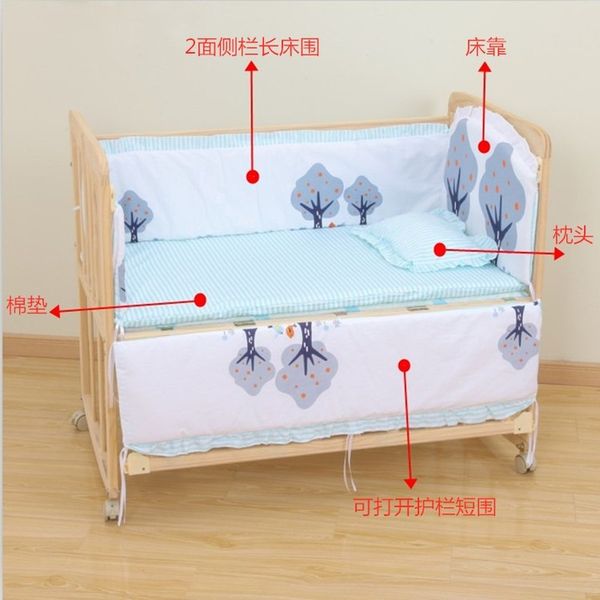 5pcs animal baby bed crib bumpers stars cotton bed around cartoon removable cute baby beding sets 100*58cm
5pcs animal baby bed crib bumpers stars cotton bed around cartoon removable cute baby beding sets 100*58cm