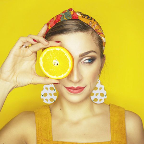 2020 new fashion earrings jewelry cute print double-sided leather teardrop fruit earrings for women, Silver
2020 new fashion earrings jewelry cute print double-sided leather teardrop fruit earrings for women, Silver