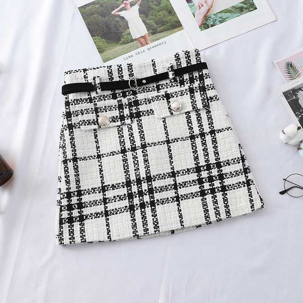 skirts heliar buttons skirt plaid for women high waist with sashes wide leg 2021 spring mini a line wool, Black
skirts heliar buttons skirt plaid for women high waist with sashes wide leg 2021 spring mini a line wool, Black