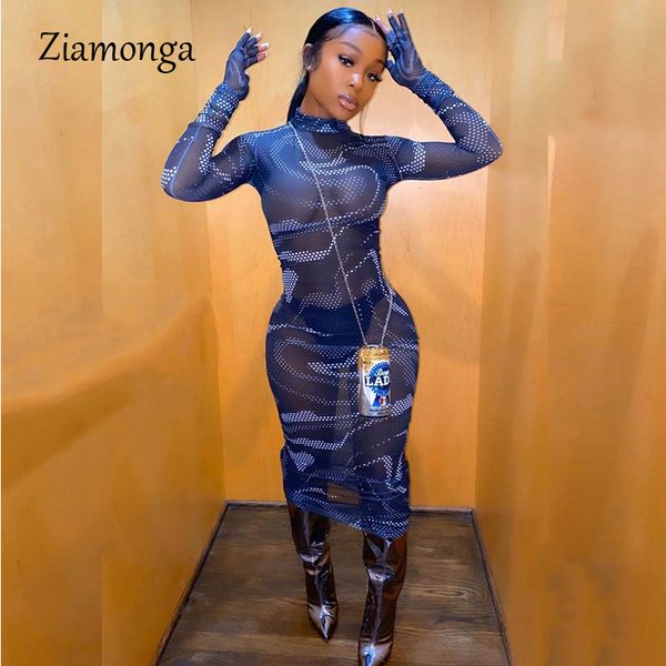 ziamonga women see through mesh long dress long sleeve print bodycon maxi dress female ladies club party vestdios, Black;gray
ziamonga women see through mesh long dress long sleeve print bodycon maxi dress female ladies club party vestdios, Black;gray