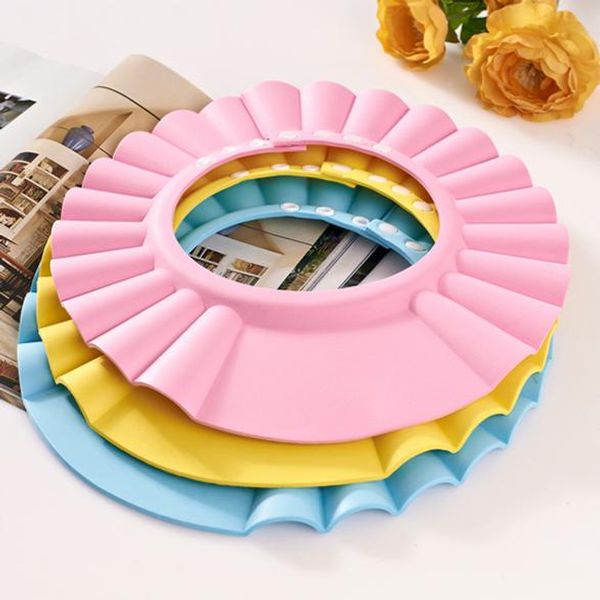 new new selling 3 color adjustable shower cap protect shampoo for baby health bathing bath waterproof caps
new new selling 3 color adjustable shower cap protect shampoo for baby health bathing bath waterproof caps
