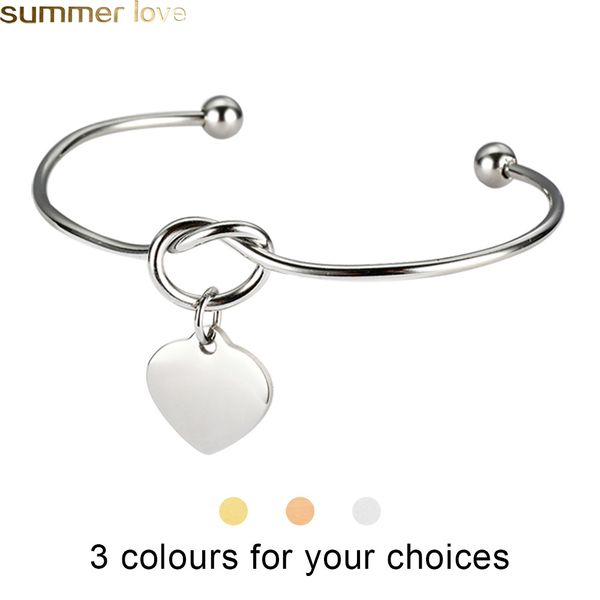 stainless steel knot bracelet rose gold silver gold color bangle heart charm bracelet love bangles can engrave name bridesmaid wedding gifts, Golden;silver
stainless steel knot bracelet rose gold silver gold color bangle heart charm bracelet love bangles can engrave name bridesmaid wedding gifts, Golden;silver