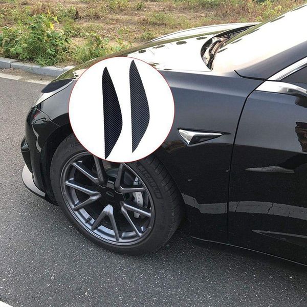 

front headlight eyelids trim eyebrow stickers for model 3,carbon fiber eyebrow cover decoration styling sticker,headlight