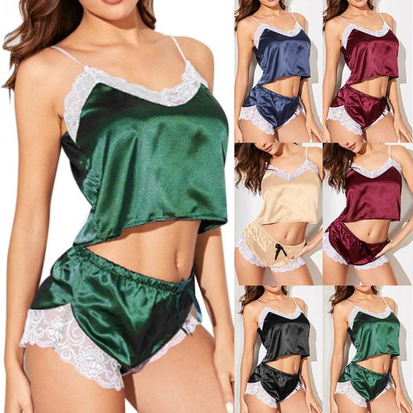 women pajamas set summer sling babydoll lingerie sleeveless low cut home smooth gift v neck nightwear sleeping lace satin, Black;red
women pajamas set summer sling babydoll lingerie sleeveless low cut home smooth gift v neck nightwear sleeping lace satin, Black;red