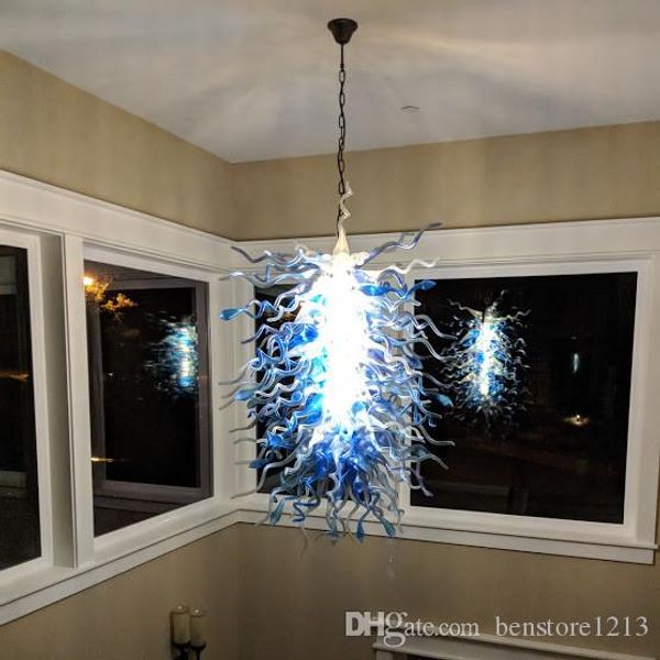 pretty blue chandelier light for villa art decor 110-240v led light source italian pendant lamp for staircase new house decoration 
pretty blue chandelier light for villa art decor 110-240v led light source italian pendant lamp for staircase new house decoration