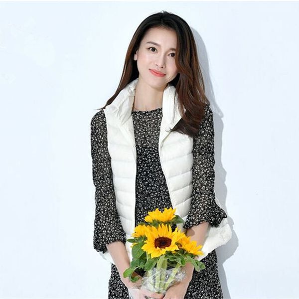 wholesale brand winter down warm vest women fashion sleeveless tank jacket warm down solid coat plus size jackets, Black;white
wholesale brand winter down warm vest women fashion sleeveless tank jacket warm down solid coat plus size jackets, Black;white