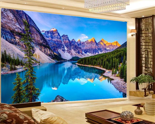 3d bedroom wallpaper beautiful blue lake with mountains scenery living room bedroom high wall covering
3d bedroom wallpaper beautiful blue lake with mountains scenery living room bedroom high wall covering