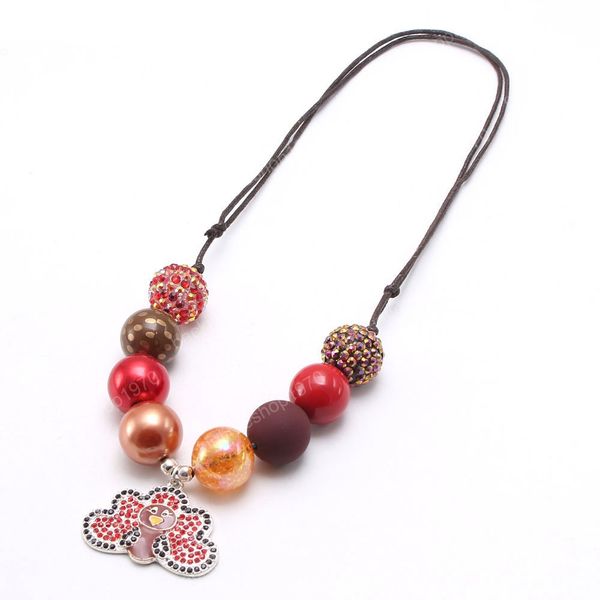 kids children beads necklace for thanksgiving day turkey pendant necklace handmade adjustable rope jewelry girls choker, Red;brown
kids children beads necklace for thanksgiving day turkey pendant necklace handmade adjustable rope jewelry girls choker, Red;brown