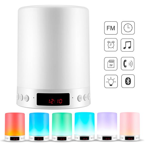 night with bluetooth speaker, speakers portable wireless bluetooth speaker touch control color led bedside table lamp alarm clock
night with bluetooth speaker, speakers portable wireless bluetooth speaker touch control color led bedside table lamp alarm clock