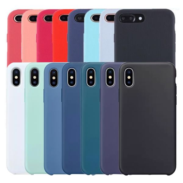 silicone phone case for iphone 7 6 8 plus official cover for apple cases for iphone x 6s 5 5s se
silicone phone case for iphone 7 6 8 plus official cover for apple cases for iphone x 6s 5 5s se
