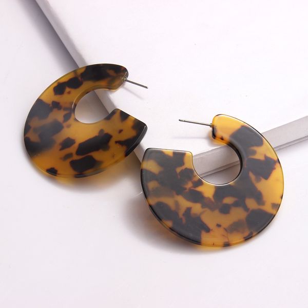 new arrival women round leopard resin earring acetate c-shaped exaggerated drop earring trendy vinatge statement jewelry brincos, Silver
new arrival women round leopard resin earring acetate c-shaped exaggerated drop earring trendy vinatge statement jewelry brincos, Silver
