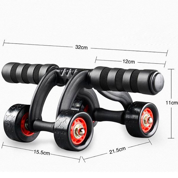 4 wheel power abdominal muscle exercise wheel roller belly/waist fitness workout exercise gym body building training kit
4 wheel power abdominal muscle exercise wheel roller belly/waist fitness workout exercise gym body building training kit