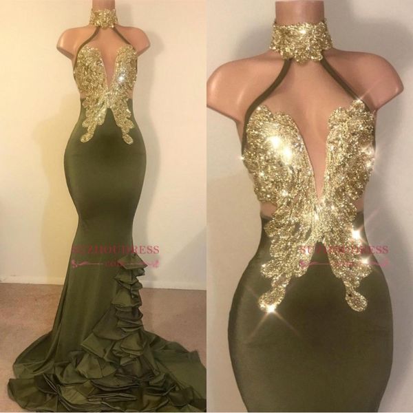 mermaid olive green prom dresses 2019 halter appliques backless stretchy satin long evening gowns custom made party dress bc0988
mermaid olive green prom dresses 2019 halter appliques backless stretchy satin long evening gowns custom made party dress bc0988
