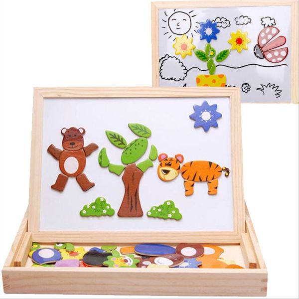 drawing writing board magnetic puzzle double easel kid wooden toy sketchpad gift children intelligence education development toy
drawing writing board magnetic puzzle double easel kid wooden toy sketchpad gift children intelligence education development toy