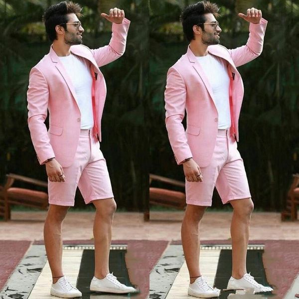 modern pink wedding men suit with short pants formal business terno masculino beach mens summer beach groom wear suits (jacket+pants, Black;gray
modern pink wedding men suit with short pants formal business terno masculino beach mens summer beach groom wear suits (jacket+pants, Black;gray