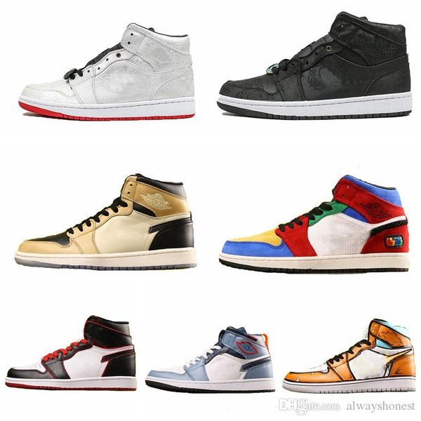 2020 new black the great x jor 1 clot fearless basketball shoes men 1s sliver the great fearless suede sports sneakers chaussures36-45
2020 new black the great x jor 1 clot fearless basketball shoes men 1s sliver the great fearless suede sports sneakers chaussures36-45