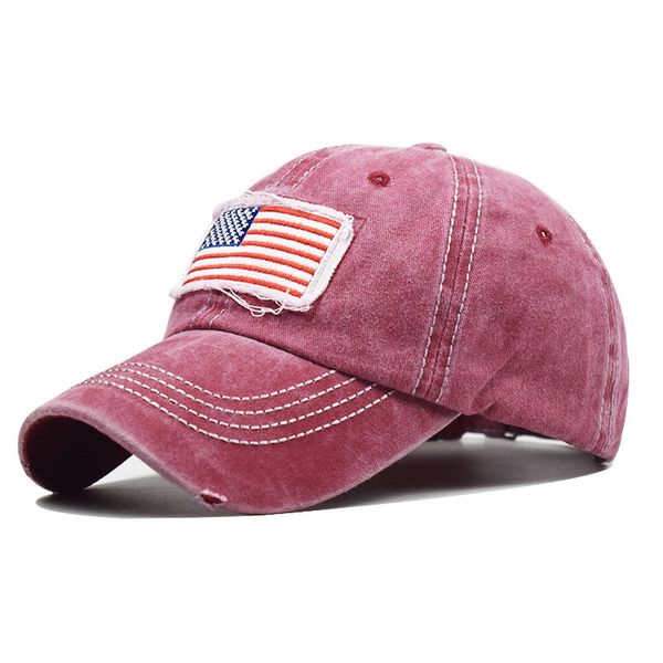 pure cotton washed ponytail hole flag embroidered baseball caps fashion tide curved eaves cap, Blue;gray
pure cotton washed ponytail hole flag embroidered baseball caps fashion tide curved eaves cap, Blue;gray