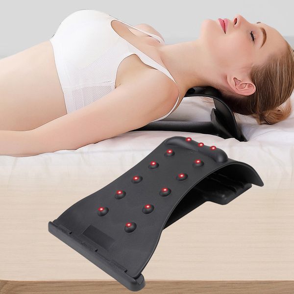 back massager magnetic therapy lumbar traction device cervical vertebrae stretching tool spine back pain relief massage brace
back massager magnetic therapy lumbar traction device cervical vertebrae stretching tool spine back pain relief massage brace