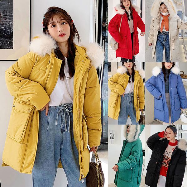 korean version of the new women's cotton fashion casual trend thickening winter warm loose coat long coat selling 2019, Tan;black
korean version of the new women's cotton fashion casual trend thickening winter warm loose coat long coat selling 2019, Tan;black