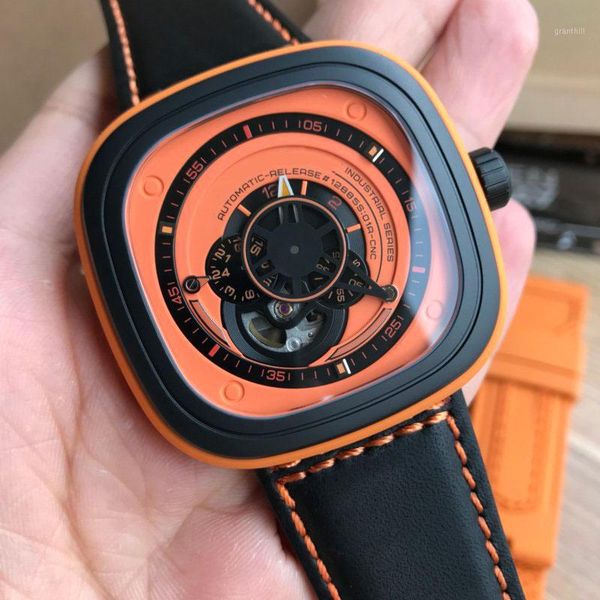 men watches automatic movement 47*47mm watches watch male clock men party y-shaped wing design nfc verification p1b-51, Slivery;brown
men watches automatic movement 47*47mm watches watch male clock men party y-shaped wing design nfc verification p1b-51, Slivery;brown
