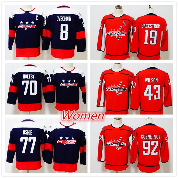 Women's 8 Alexander Ovechkin 77 TJ Oshie 70 Braden Holtby 19 Nicklas Backstrom 43 Tom Wilson 92 KUZNETSOV Red Blue hockey Jersey
Women's 8 Alexander Ovechkin 77 TJ Oshie 70 Braden Holtby 19 Nicklas Backstrom 43 Tom Wilson 92 KUZNETSOV Red Blue hockey Jersey