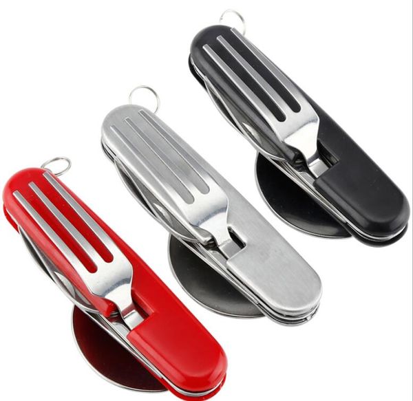 multifunctional foldable tableware spoon knife fork for outdoor traveling camping hiking tool portable camp kitchen cutlery
multifunctional foldable tableware spoon knife fork for outdoor traveling camping hiking tool portable camp kitchen cutlery