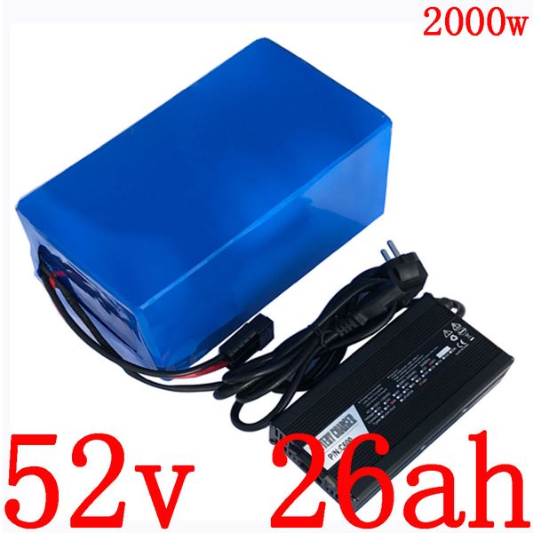 customs duty 52v 1000w 2000w lithium battery 52v 25ah ebike battery 52v 25ah electric bike battery with 50a bms+5a charger
customs duty 52v 1000w 2000w lithium battery 52v 25ah ebike battery 52v 25ah electric bike battery with 50a bms+5a charger