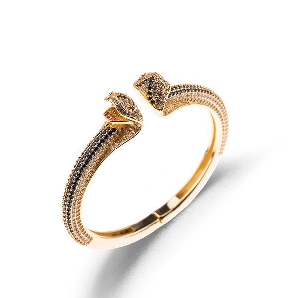 2020 new crossborder european and american serpentine bracelet inlaid with diamond zircon and gold plated adjustable opening bracelet wholes, Golden;silver
2020 new crossborder european and american serpentine bracelet inlaid with diamond zircon and gold plated adjustable opening bracelet wholes, Golden;silver