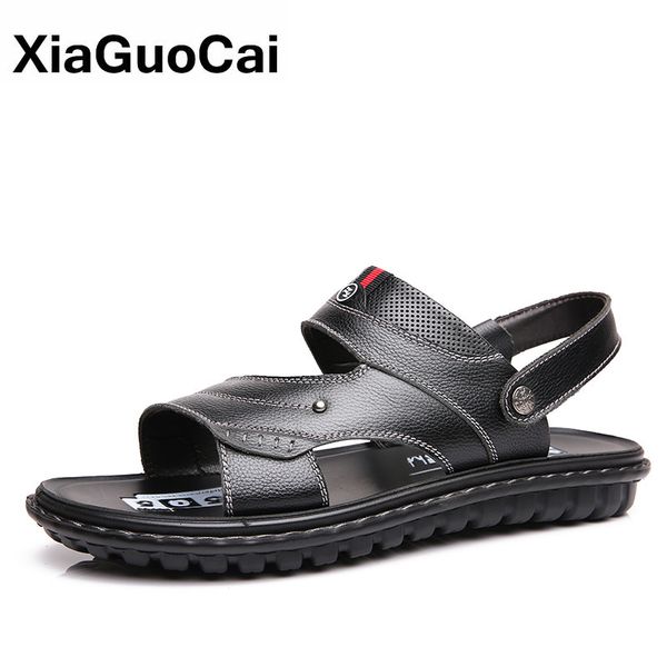 sandals men genuine leather 2021 summer casual male beach shoes antiskid thick bottom fashion classic man arrival, Black
sandals men genuine leather 2021 summer casual male beach shoes antiskid thick bottom fashion classic man arrival, Black