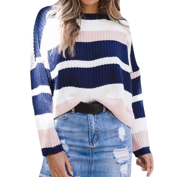 women's sweaters heflashor women striped winter 2021 jumpers knitted clothes fashion oversized pullover female, White;black
women's sweaters heflashor women striped winter 2021 jumpers knitted clothes fashion oversized pullover female, White;black