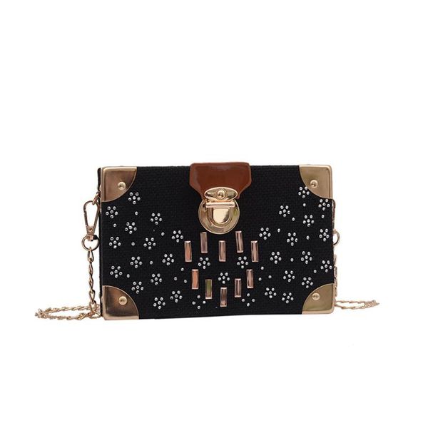 woman 2020 new fashion messenger bag chains shoulder bag female rivets transparent square pu handbag #10
woman 2020 new fashion messenger bag chains shoulder bag female rivets transparent square pu handbag #10