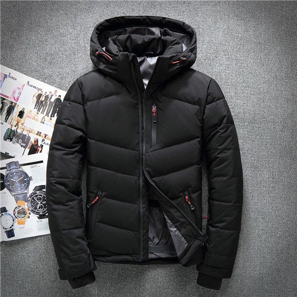winter hooded white duck down jackets men warm warm down coats male casual winter outerwer parka, Black
winter hooded white duck down jackets men warm warm down coats male casual winter outerwer parka, Black