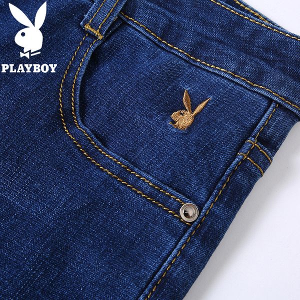p58 playboy 1953 jeans men's business slim fit elasticity plus-sized menswear casual pants, Blue
p58 playboy 1953 jeans men's business slim fit elasticity plus-sized menswear casual pants, Blue
