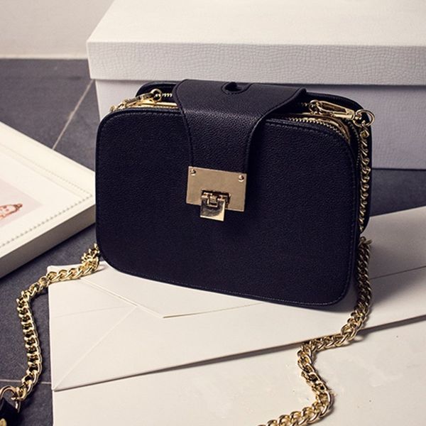 2020 new ladies shoulder bag korean fashion casual simple solid color retro clip chain lock crossbody bag women's
2020 new ladies shoulder bag korean fashion casual simple solid color retro clip chain lock crossbody bag women's