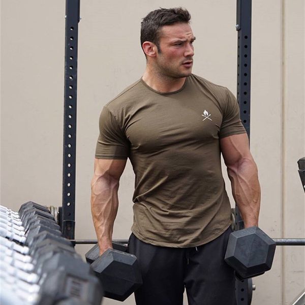 men short sleeve cotton t shirt gyms fitness bodybuilding t-shirts casual fashion slim solid tee man workout brand clothing, Black;blue
men short sleeve cotton t shirt gyms fitness bodybuilding t-shirts casual fashion slim solid tee man workout brand clothing, Black;blue