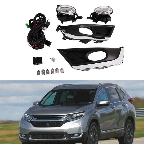 crv bumper fog lights driving lamps bulbs bezel left right for 2017-2018
crv bumper fog lights driving lamps bulbs bezel left right for 2017-2018