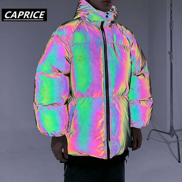 3m full reflective jacket 2019 men/women hip hop winter thick parkas windbreaker streetwear warm jackets harajuku coat outwear, Black
3m full reflective jacket 2019 men/women hip hop winter thick parkas windbreaker streetwear warm jackets harajuku coat outwear, Black