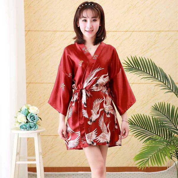 4 colours womens bridesmaid bride dress robe printed dresses nightgown sleepwear silk pajamas home wear plus size -xxl ing, Black;red
4 colours womens bridesmaid bride dress robe printed dresses nightgown sleepwear silk pajamas home wear plus size -xxl ing, Black;red
