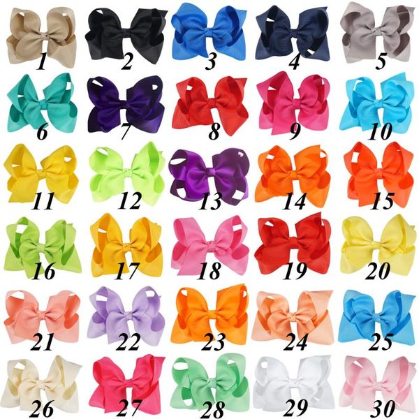 30 pcs/lot 4" plain hair bows with clips for kids girls boutique ribbon hair bow classic bow accessories 30 colors, Slivery;white
30 pcs/lot 4" plain hair bows with clips for kids girls boutique ribbon hair bow classic bow accessories 30 colors, Slivery;white