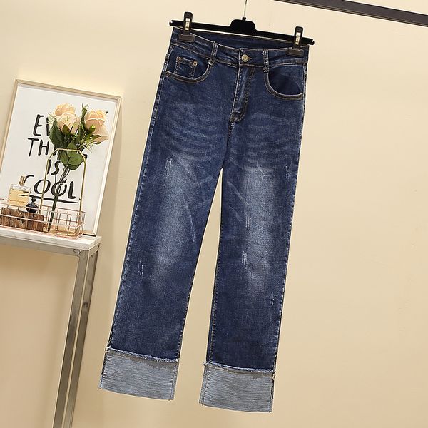 women new fashion plus size jeans casual denim pants for girls student wild straight trousers female blue high waist pants xa52f
women new fashion plus size jeans casual denim pants for girls student wild straight trousers female blue high waist pants xa52f