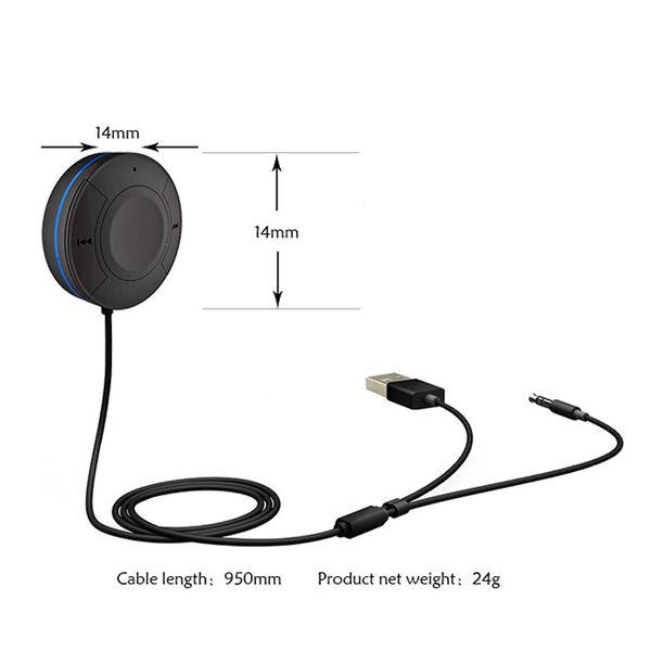 3.5 mm plug and play bluetooth audio receiver mini bluetooth car kit 4.1 car-borne adapter hand-call kit display
3.5 mm plug and play bluetooth audio receiver mini bluetooth car kit 4.1 car-borne adapter hand-call kit display