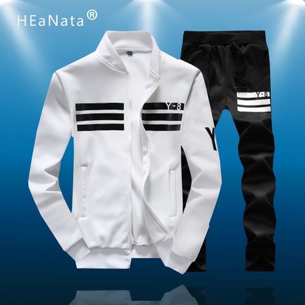 men's sport sets spring autumn running gym male casual tracksuit men 2 piece sweatshirt + sweatpants jogging set, Black;blue
men's sport sets spring autumn running gym male casual tracksuit men 2 piece sweatshirt + sweatpants jogging set, Black;blue