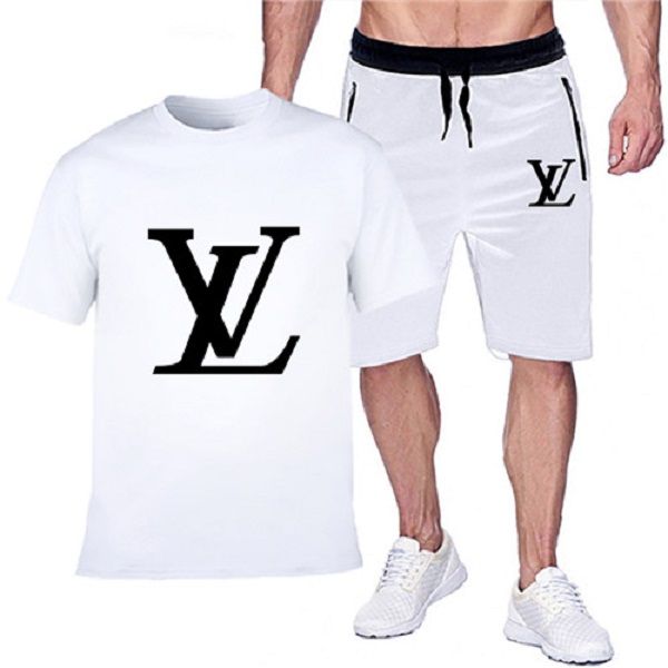 men's sports suit designer brar suit two-piece men's t-shirt and shorts training sports men's leisure fitness joggers 004, Black;white
men's sports suit designer brar suit two-piece men's t-shirt and shorts training sports men's leisure fitness joggers 004, Black;white