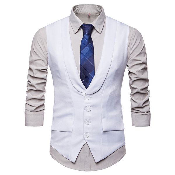 mens formal business 4 button v-neck vests for male slim fit mans suit sleeveless vest casual waistcoat for suit or tuxedo, Black;white
mens formal business 4 button v-neck vests for male slim fit mans suit sleeveless vest casual waistcoat for suit or tuxedo, Black;white