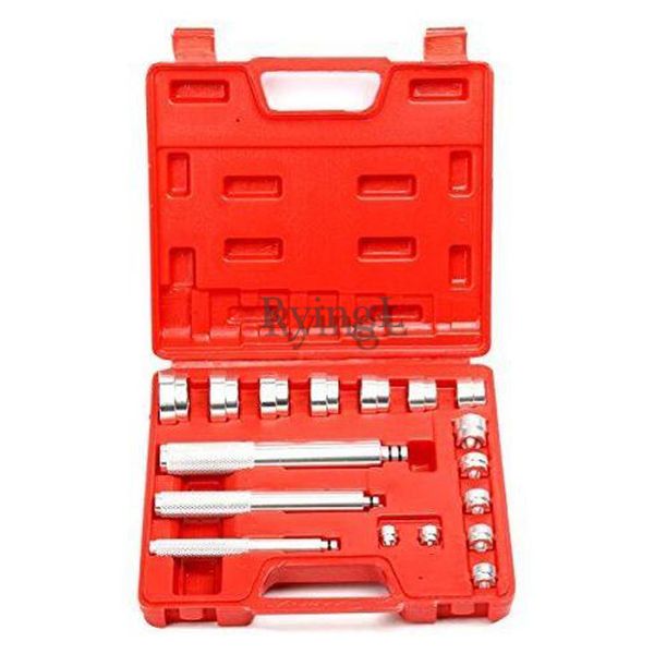 z 17pcs bearing race seal bush driver set/tool/kit aluminium
z 17pcs bearing race seal bush driver set/tool/kit aluminium