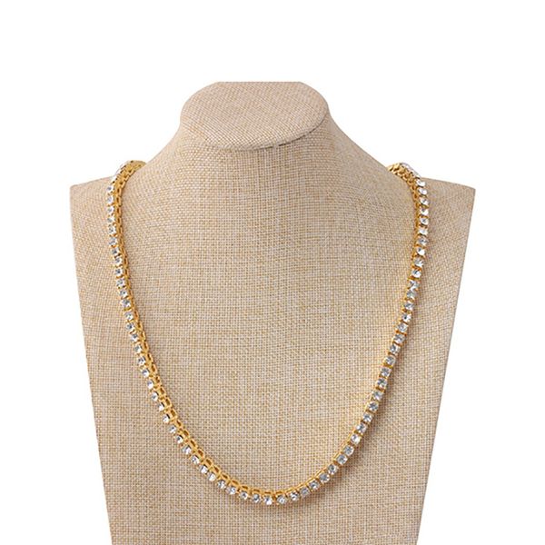 men's hip hop bling bling iced out rhinestone tennis link charm punk jewelry fashion necklace choker long 1 row necklaces, Silver
men's hip hop bling bling iced out rhinestone tennis link charm punk jewelry fashion necklace choker long 1 row necklaces, Silver