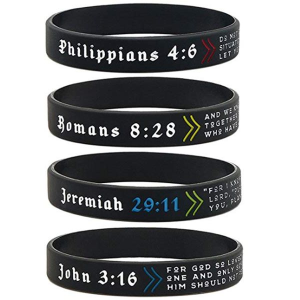 1шт популярные стихи из библии браслет силиконовый браслет christian jewelry римляне джон филиппийцам иеремия, White
1шт популярные стихи из библии браслет силиконовый браслет christian jewelry римляне джон филиппийцам иеремия, White