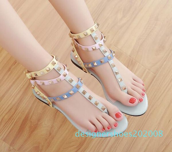 size 34-45 rainbow color gladiator sandals women designer brand rivets flip flops t strap-sandals ankle belt roman shoes d08, Black
size 34-45 rainbow color gladiator sandals women designer brand rivets flip flops t strap-sandals ankle belt roman shoes d08, Black