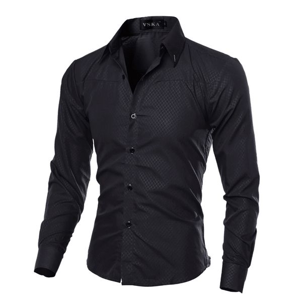 2018 famous brand men 's shirt long sleeve casual slim fit mens dress shirts check plaid camisa social masculina plus size 5xl, White;black
2018 famous brand men 's shirt long sleeve casual slim fit mens dress shirts check plaid camisa social masculina plus size 5xl, White;black
